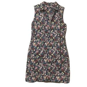 Tommy Hilfiger, 100% Cotton, Button Down, Sleeveless Dress, Multi Colors, Size 6